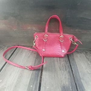 Red crossbody purse